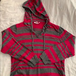 Maternity hooded sweater